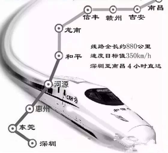 贛深高鐵最新線路圖，速度與時(shí)代的交響樂章